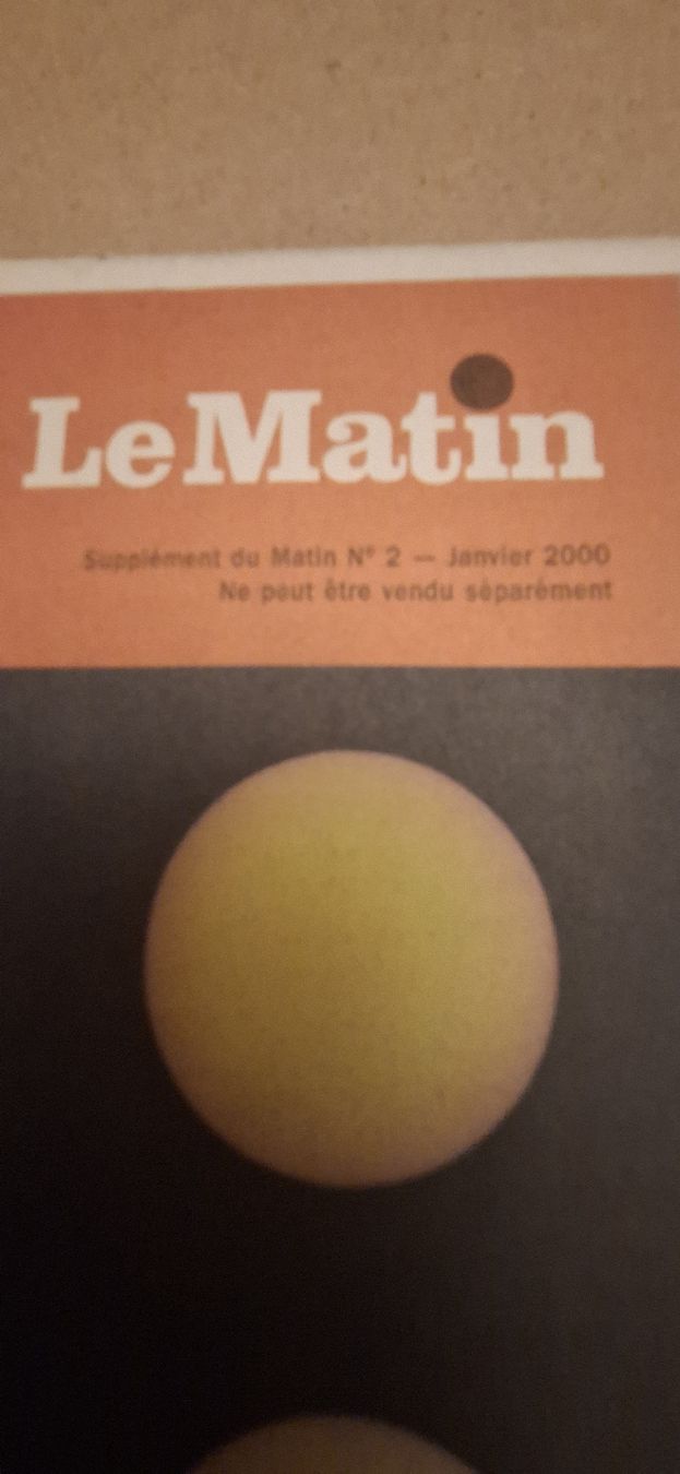 Riviste & Magazine: Supplément du journal Le Matin, Janvier 2000. Retrospective – Usato da Lausanne venduto da GeoTrouvetou1952 3