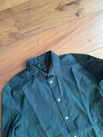 Camicia uomo H&M verde bosco, praticamente nuova