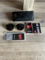 Ray-Ban Sonnenbrille schwarz rund RB3574N inkl. Etui