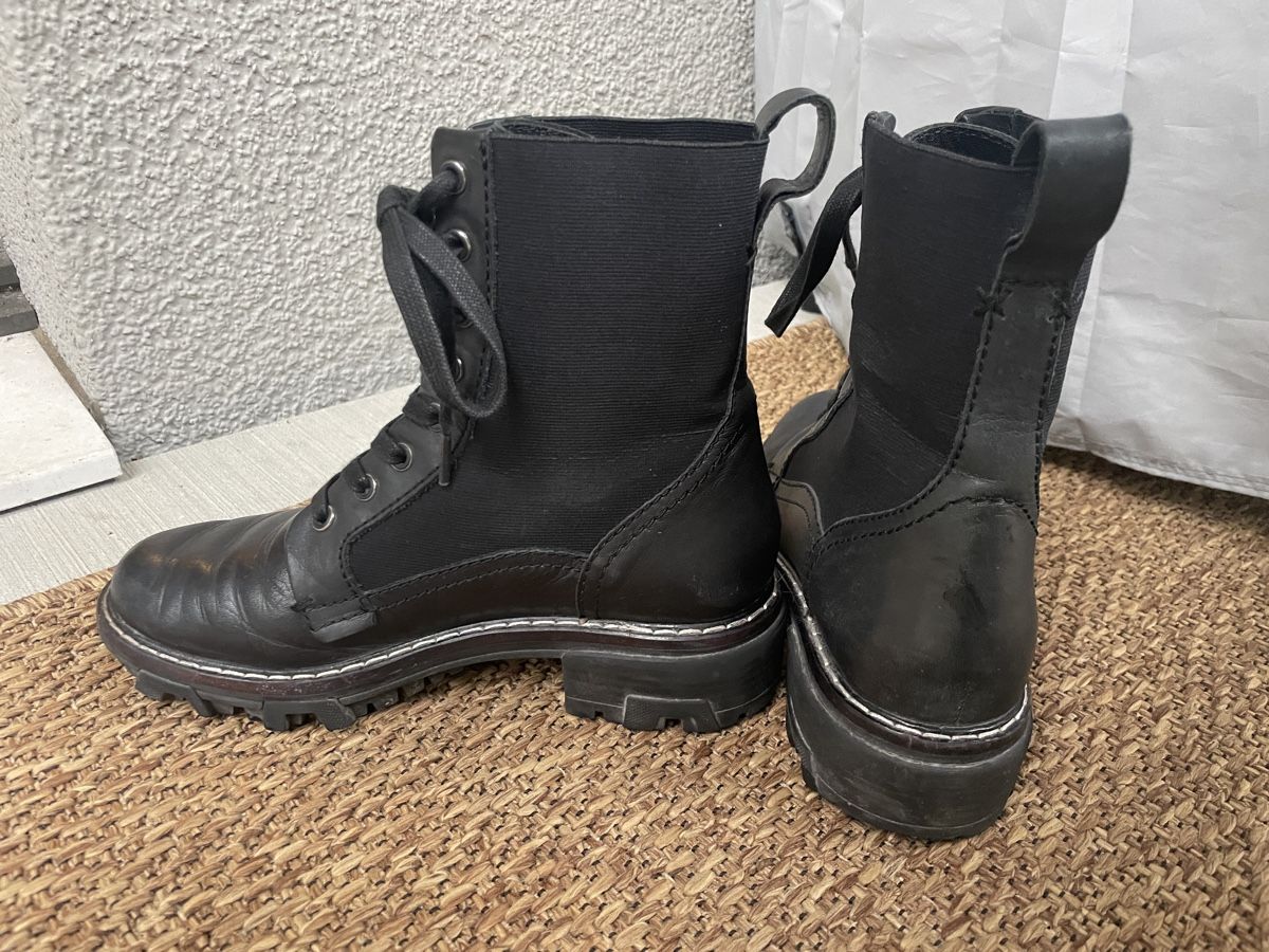 Allsaints Scarpe da donna: All Saints Black Leather Boots - Size 37.5 – Usato da Zürich venduto da Crmesiti 4