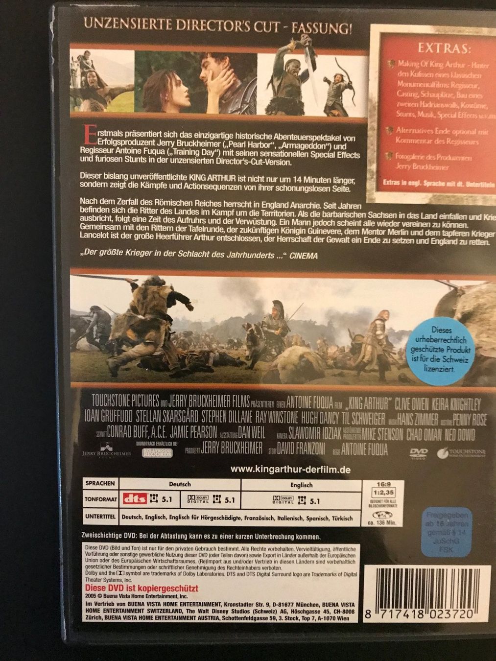Tutti i DVDs: King Arthur - Director s Cut – Usato da Freudwil venduto da Feenland2010 1