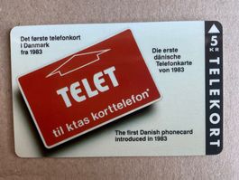 Telefonkarte Dänemark, Erste dänische Telefonkarte
