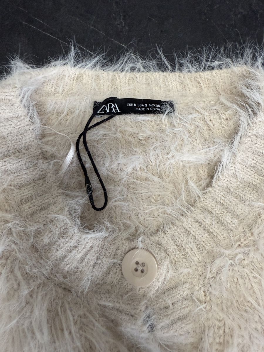 Zara Maglioni & Felpe: ZARA Damen Strickjacke Cream Grösse S  – Nuovo (secondo la descrizione) da Winterthur venduto da fij_f65r 2