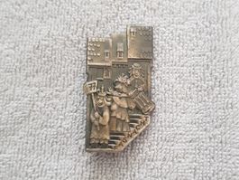Plakette Fasnacht Basel 1977 Silber
