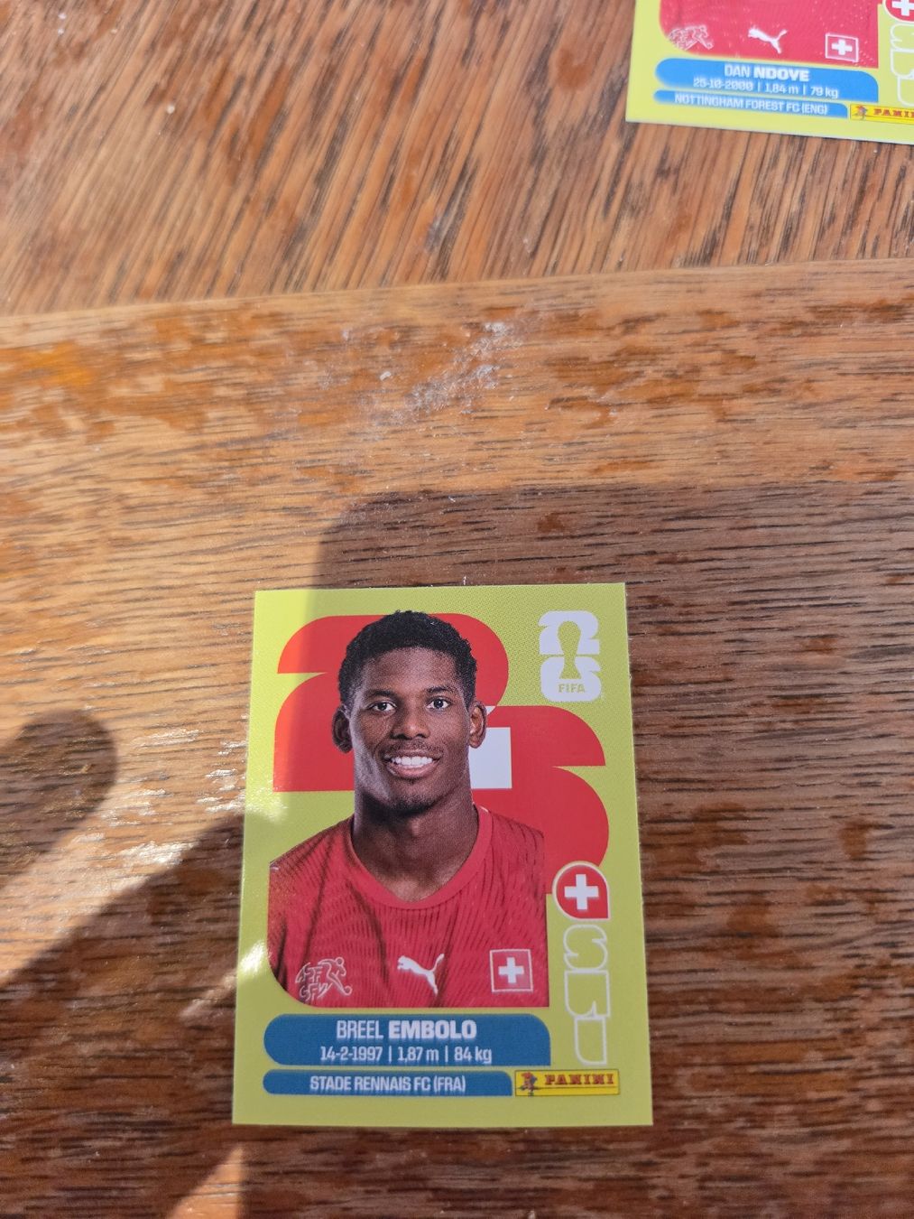 Panini Carte collezionabili:  Panini-Karte Breel Embolo  – Nuovo (secondo la descrizione) da Wangen SZ venduto da aar_2pwx