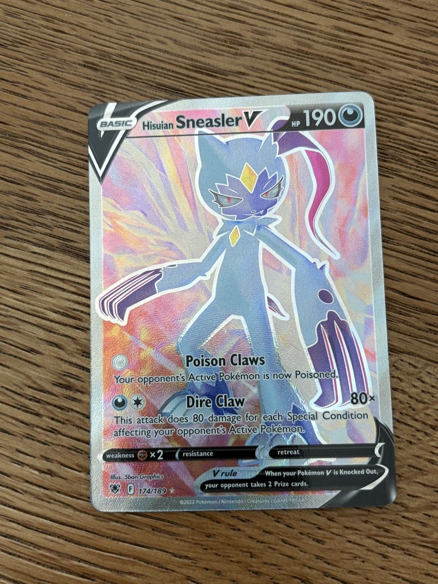 Pokémon Sammelbilder & Trading cards: Pokemon Sneasler V card – Gebraucht aus Aeschi SO von Fran1385 3