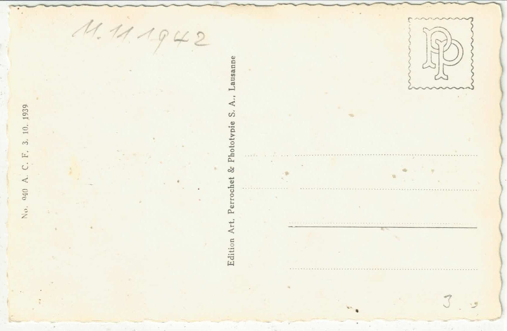 Cartoline postali: Praz-Vully - Vue generale – Usato da Ettingen venduto da Kartenplanet 1