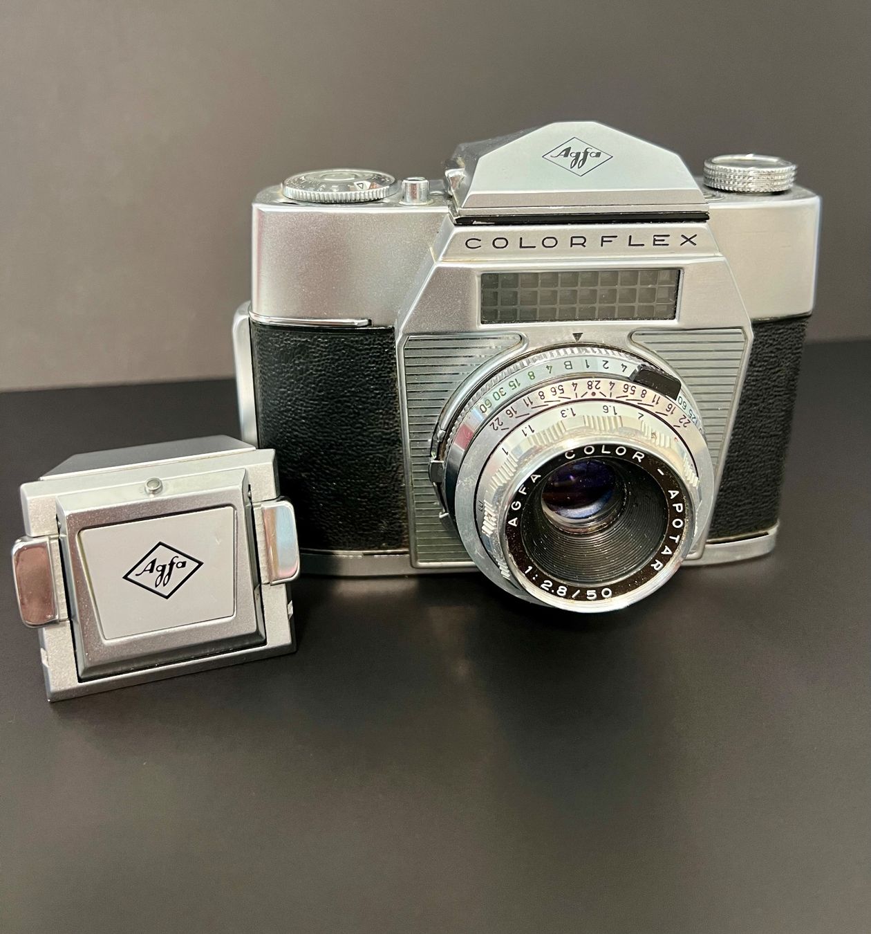 Agfa Fotocamera: Agfa Colorflex 1960 / avec 2 viseurs interchangeable – Usato da Sion venduto da ROBY_ROBY_ROBY