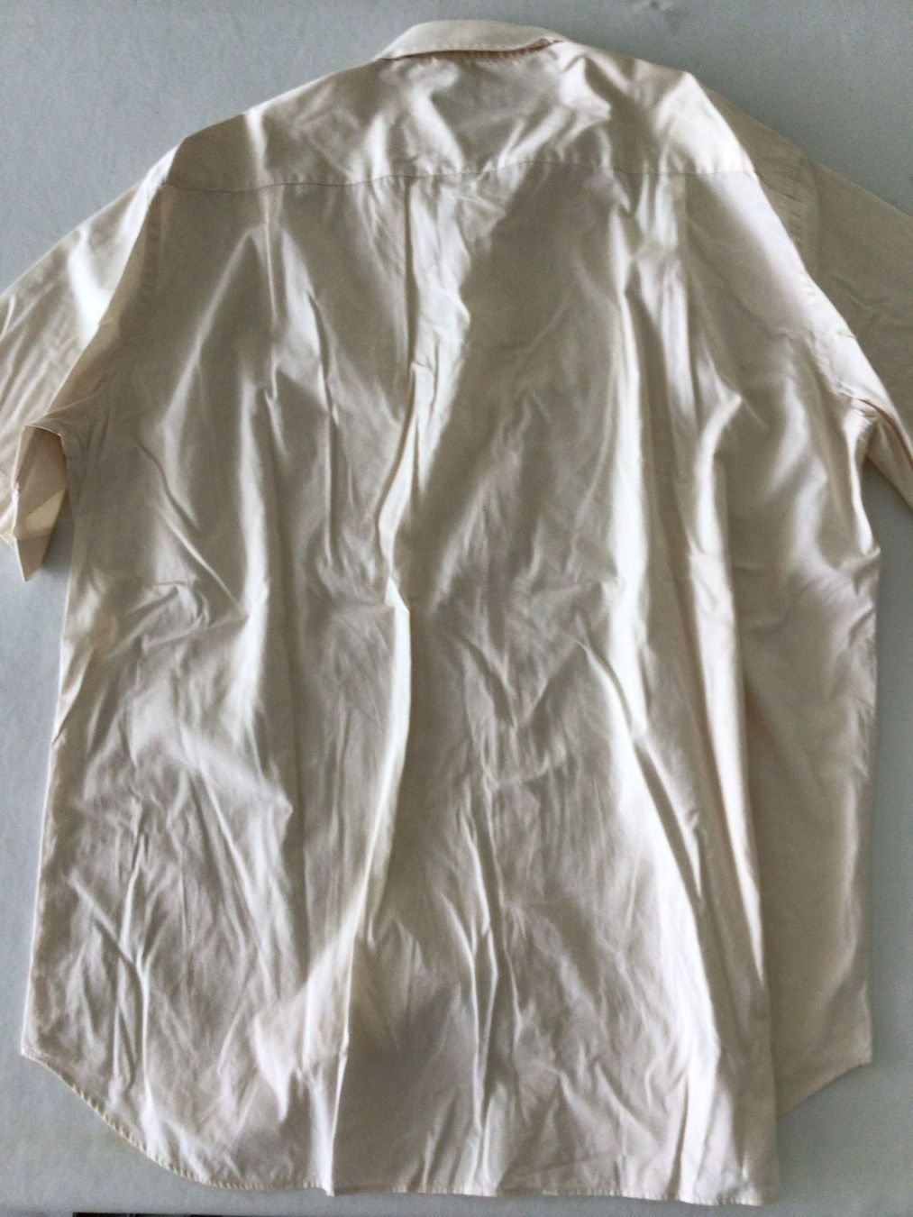 Strellson Camicie: Strellson Herren Kurzarm-Hemd pastellgelb/hellbeige – Usato da Langnau am Albis venduto da cre_tr6k 1