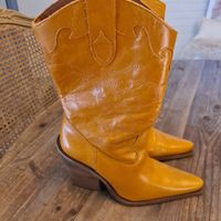 Cowboystiefel, Grösse 38, Orange wie Neu!