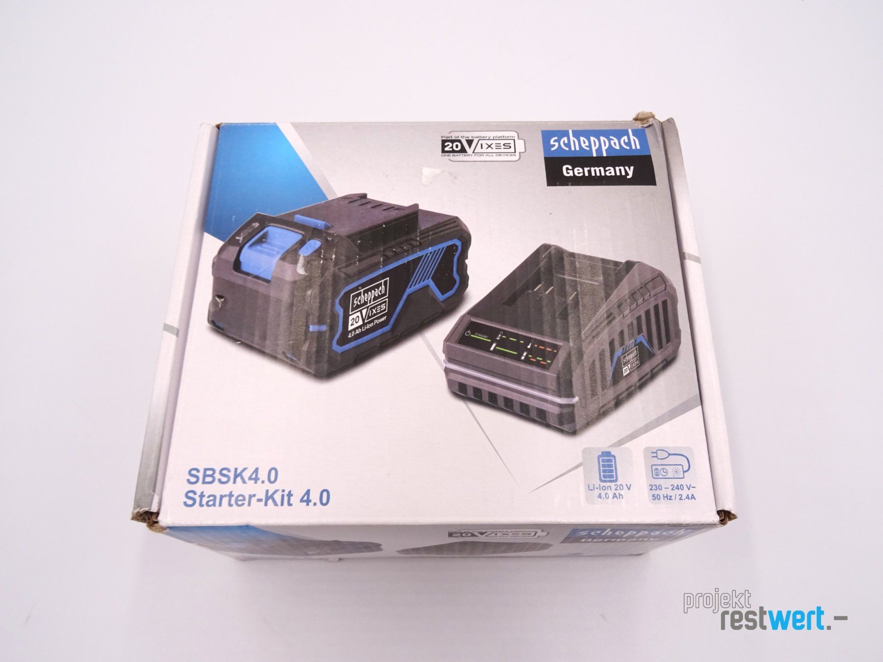 Scheppach Caricatori & Batterie: Starter-Kit 4.0 Sbsk4.0 von SCHEPPACH – Nuovo (secondo la descrizione) da Bülach venduto da restwert_buelach 7