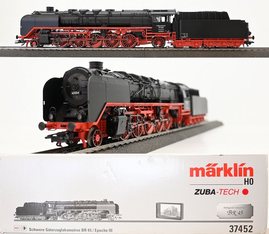 Märklin 37452 Dampflok BR 45 H0 WS Digital mit OVP (Gebraucht) in St ...