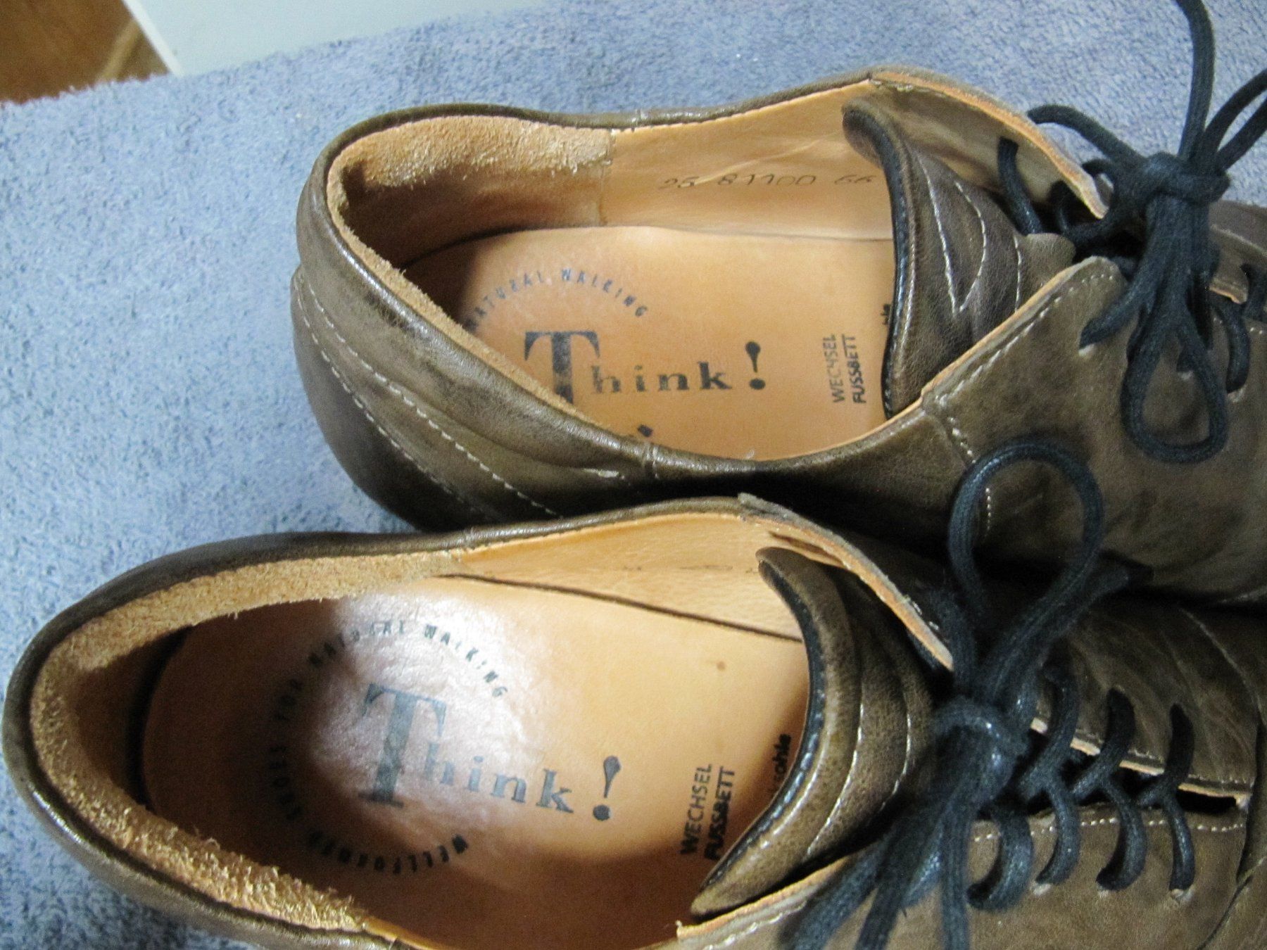 Think Scarpe da donna: Think! Halbschuhe, braunes Leder, Grösse 36 – Usato da Selzach venduto da Sennemeitschi11 2