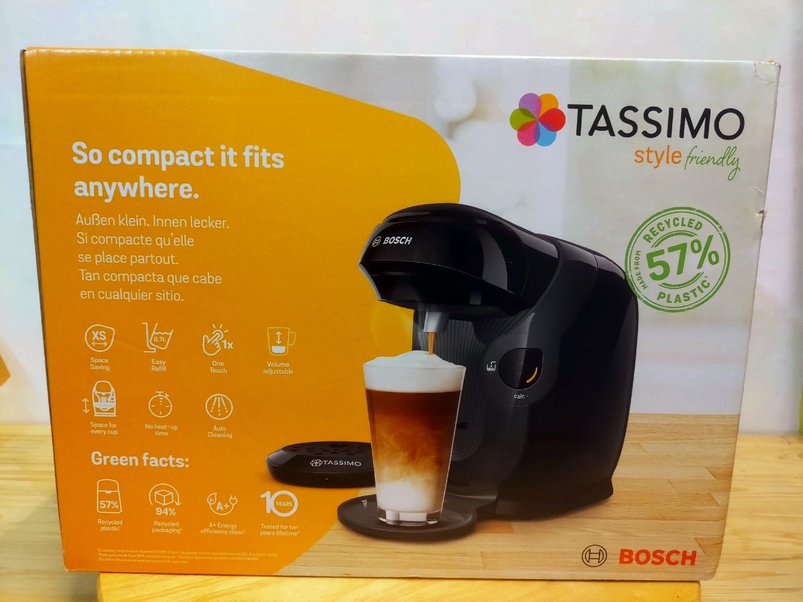 Bosch Macchine per caffè & Macchine per espresso: Machine à café Bosch Tassimo TAS112ECH noir neuf – Nuovo e nell'imballaggio originale da Farvagny-le-Grand venduto da LaCaverne