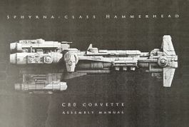 1/225 Star Wars Hammerhead Corvette Kunstharz Resin 50cm