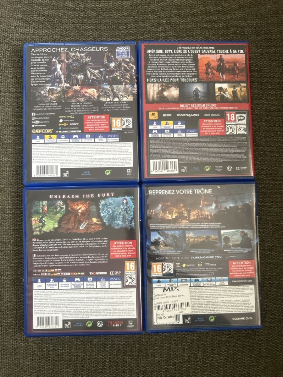 Spiele: Jeux play station 4  – Gebraucht aus Morges von Tx-20 1