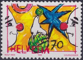 1992, Nr.833 ** Marken mit Abart und Vergleichsstück
