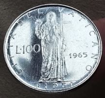 VATIKAN 100 LIRE 1965 *RAR*