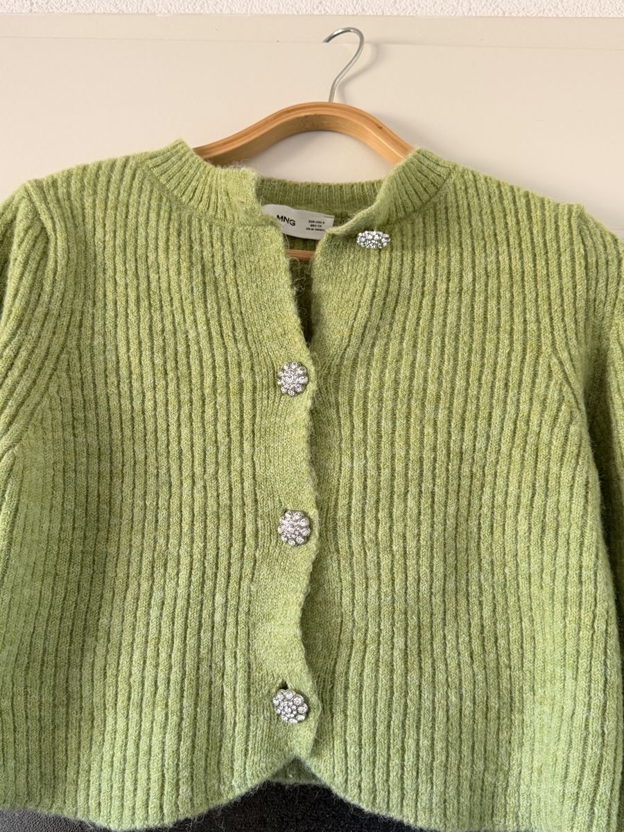 Mango Giacche: Mango cardigan femme taille S vert clair – Nuovo (secondo la descrizione) da Bulle venduto da LeMoleson 1
