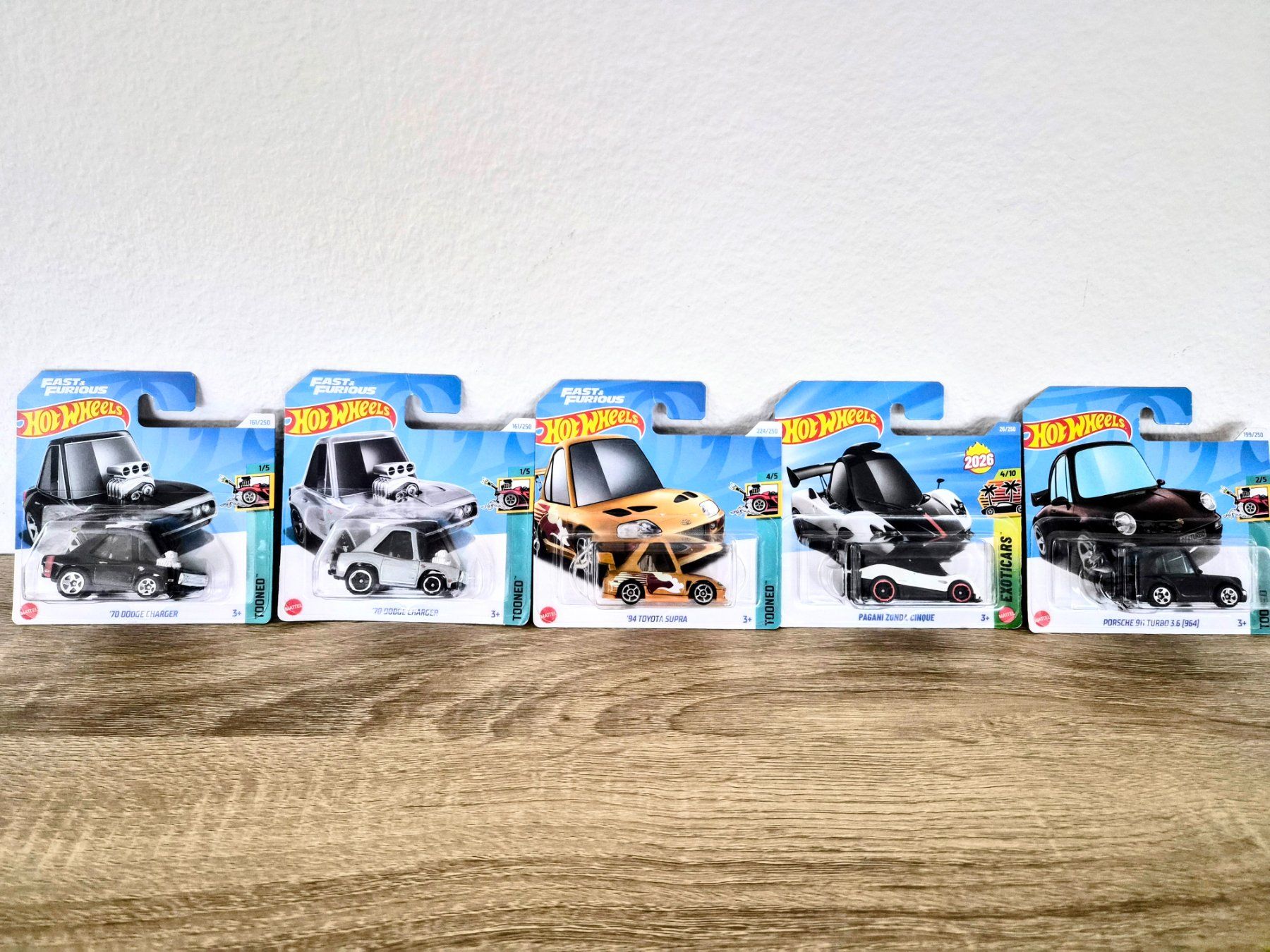 Hot Wheels Modellini d'auto: Hot Wheels Fast&Furious Set 5x – Nuovo e nell'imballaggio originale da LUZERN venduto da 6O15