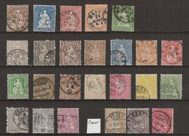 Lot diverse Ausgaben ab Nr. 22G : KP 1450.--