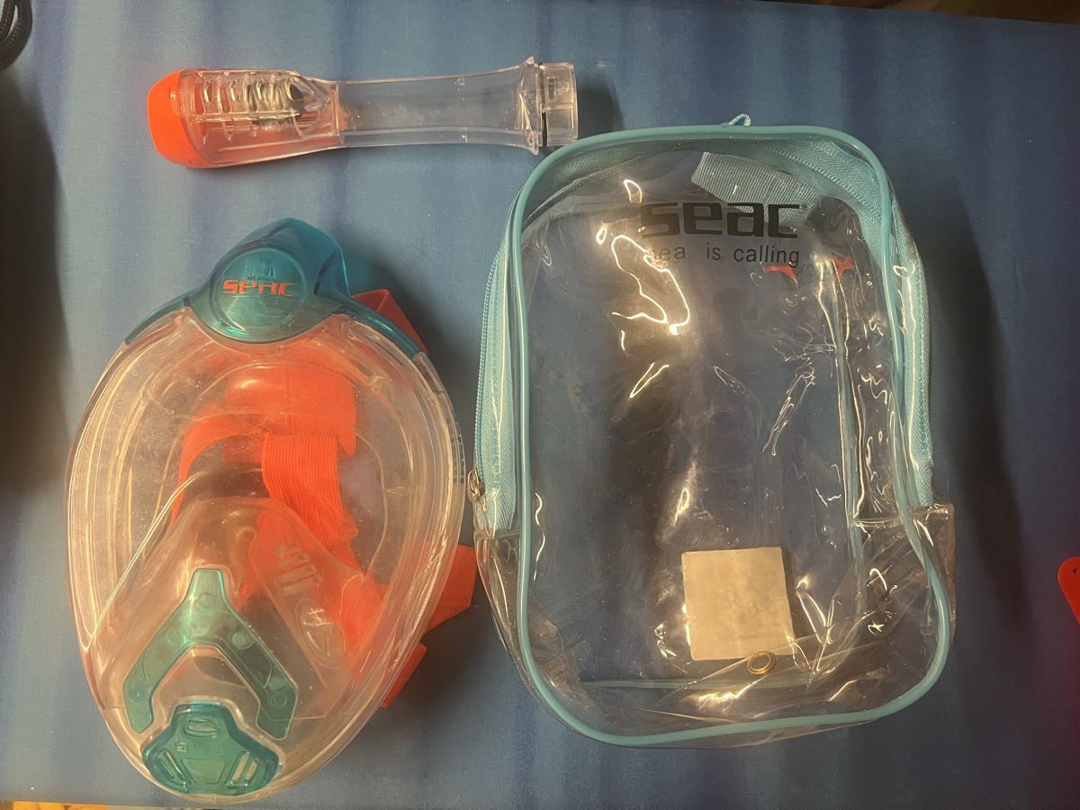 Maschere: Vollgesicht Schnorchelmaske kinder – Usato da S.Bernardino venduto da BarettaA