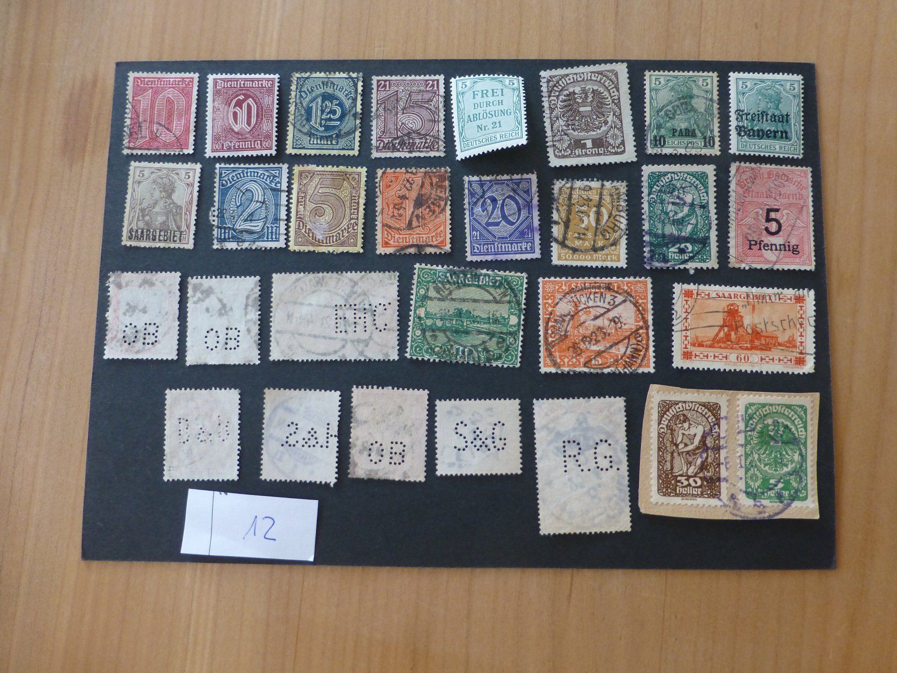 Tutti i francobolli: Deutsche Briefmarken alt – Usato da Bettlach venduto da 1saurer