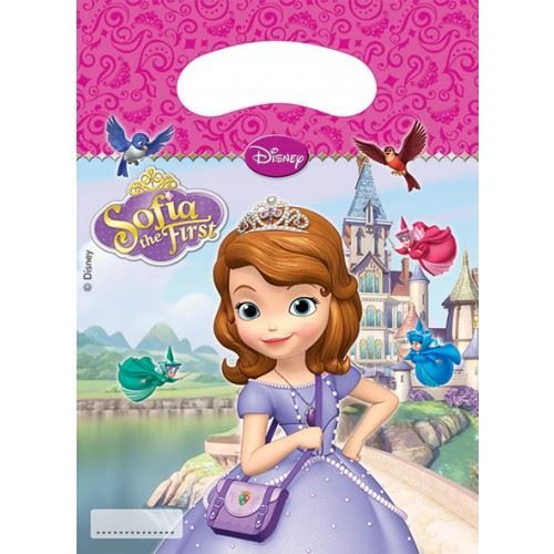 Disney Tutte le decorazioni: Sofia the First / Partytüten / 6Stk. – Nuovo e nell'imballaggio originale da Wetzikon ZH venduto da partyonlineshop
