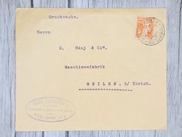 CL13 Enveloppe + Timbre Suisse 1924