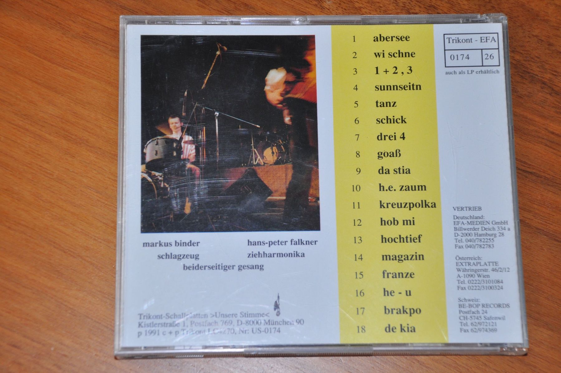 CD: Attwenger: most (CD; 1991) – Usato da Basel venduto da fido_mania 1