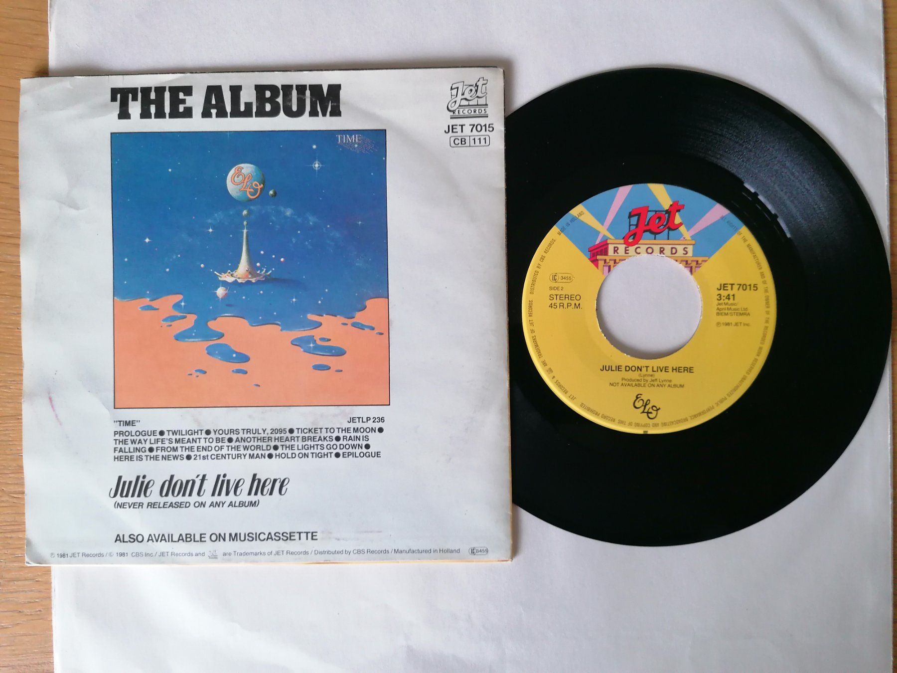 Dischi in vinile: Electric Light Orchestra - Twilight 7" Single, – Usato da Beinwil am See venduto da Funkthesizer 1