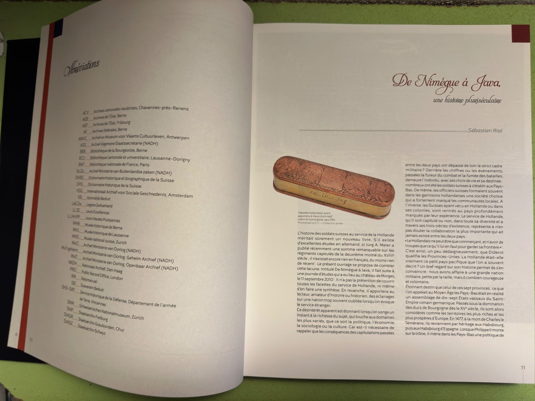 Bücher: Sébastien Rial: De Nimègue à Java: les soldats suisses – Gebraucht aus Zürich von allp 4