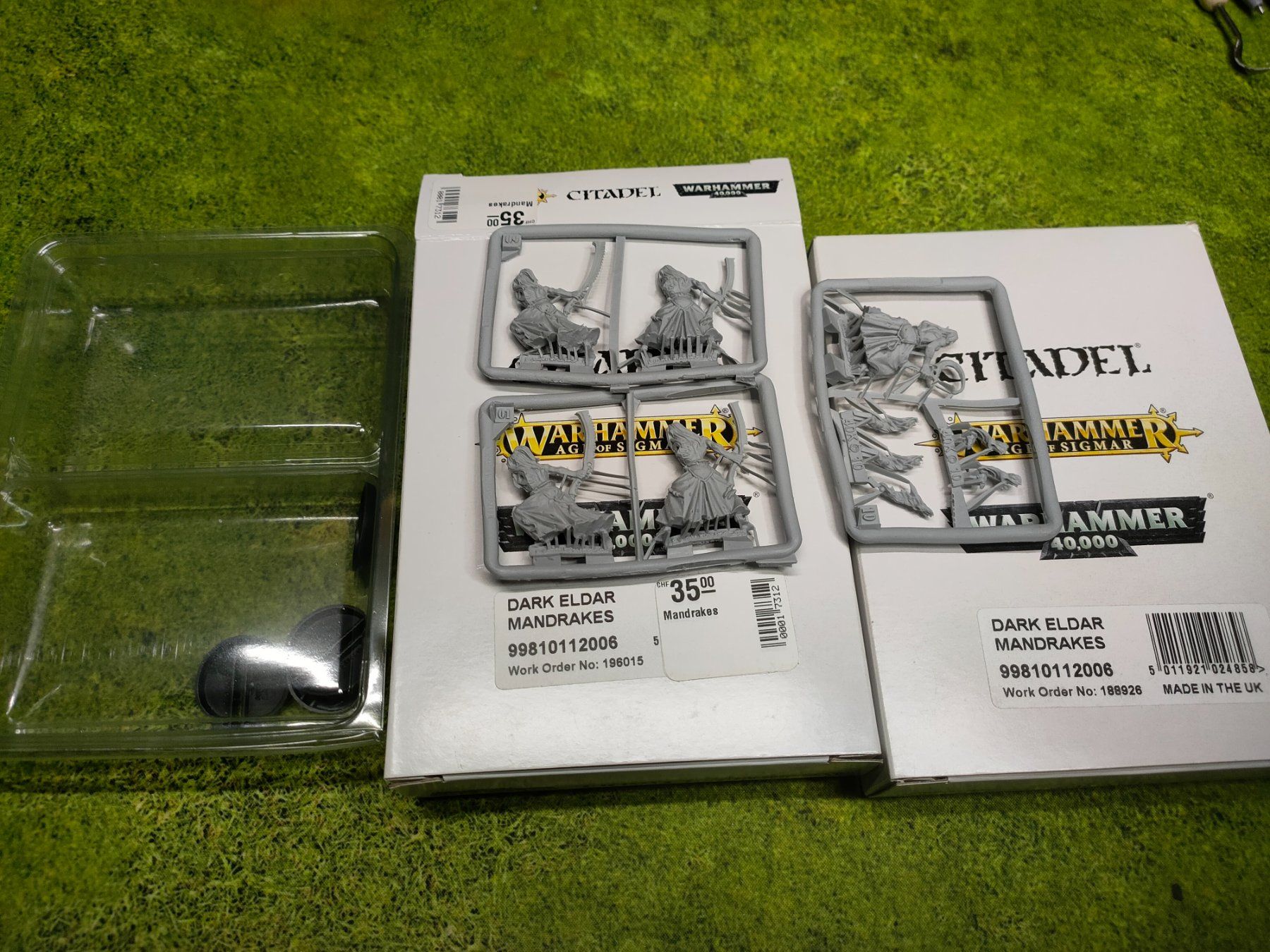 Giochi: Warhammer 40k, 10 x Mandrakes Drukhari Dark Eldar – Nuovo e nell'imballaggio originale da Baden venduto da Araneus 1