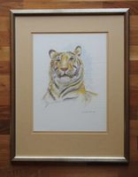 Tiger Zeichnung vom W. Seiler 1984