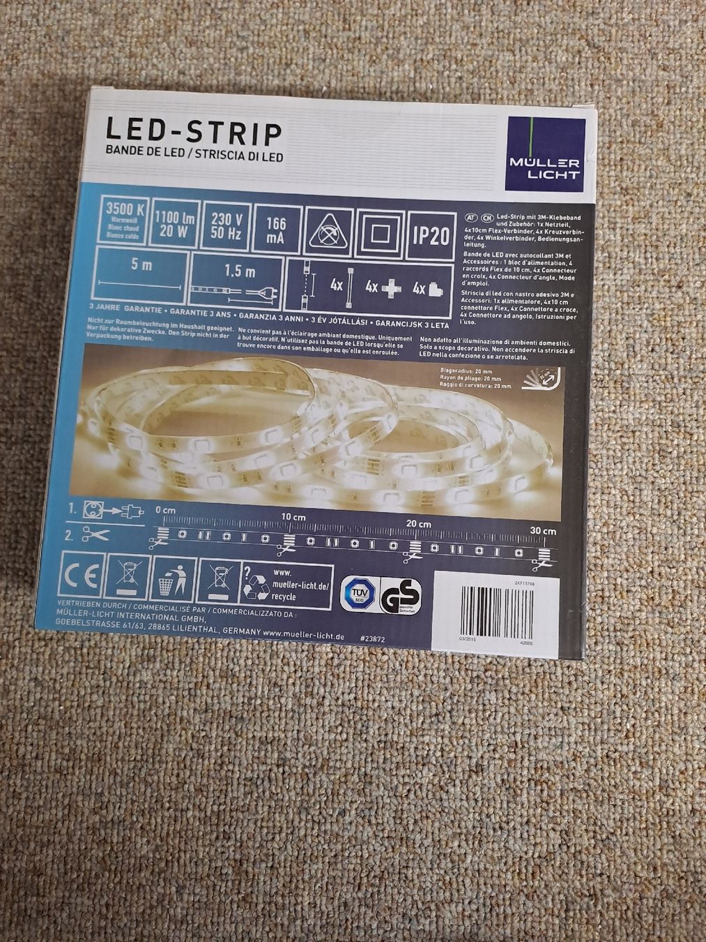 Lichterketten & Leisten: LED-Strip weiss – Neu und originalverpackt aus Rothenburg von 123odermatt 1