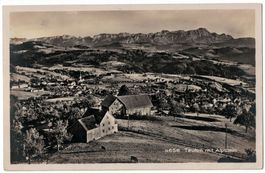 Teufen AR mit Alpstein, gelaufen 1934
