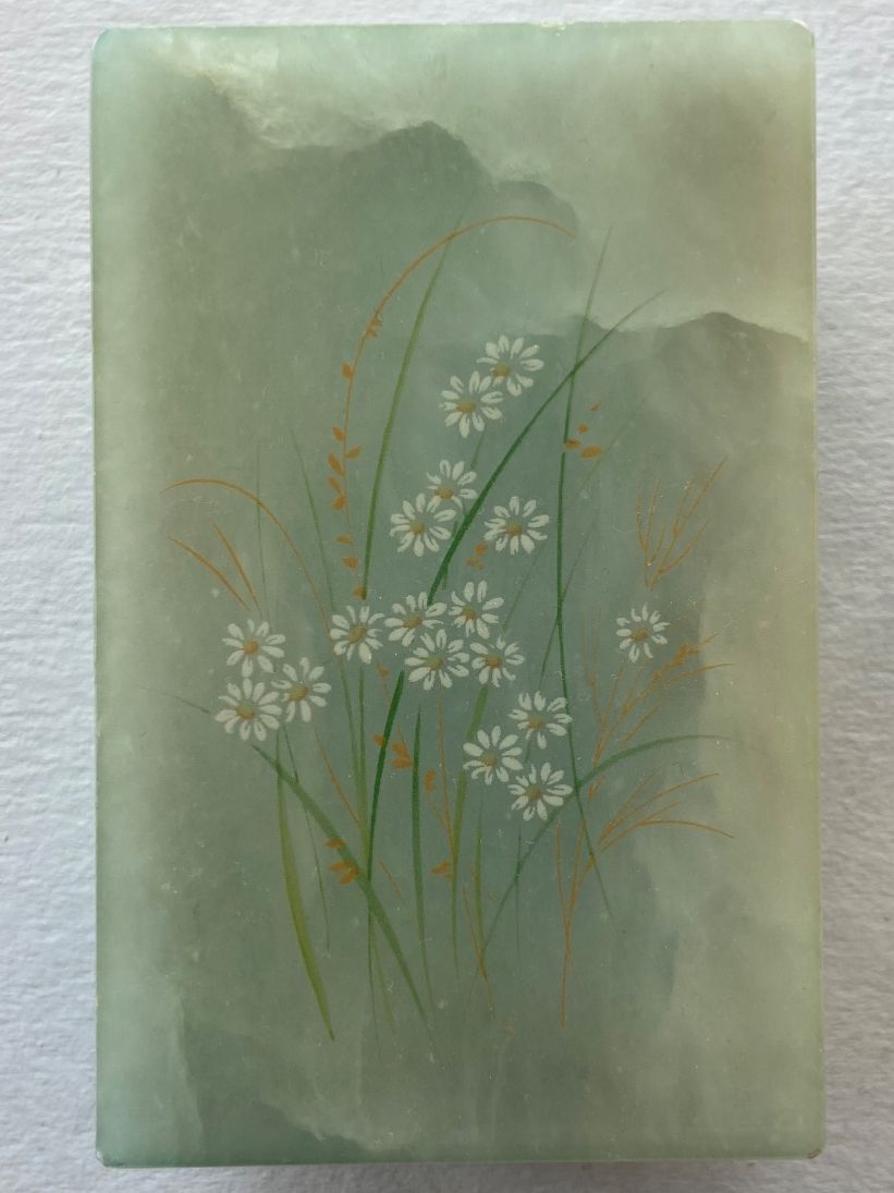 Schmuckkästen: Schmuckkästli mit Blumenmuster (Marmor) – Gebraucht aus Lenzburg von han_bx8b 1
