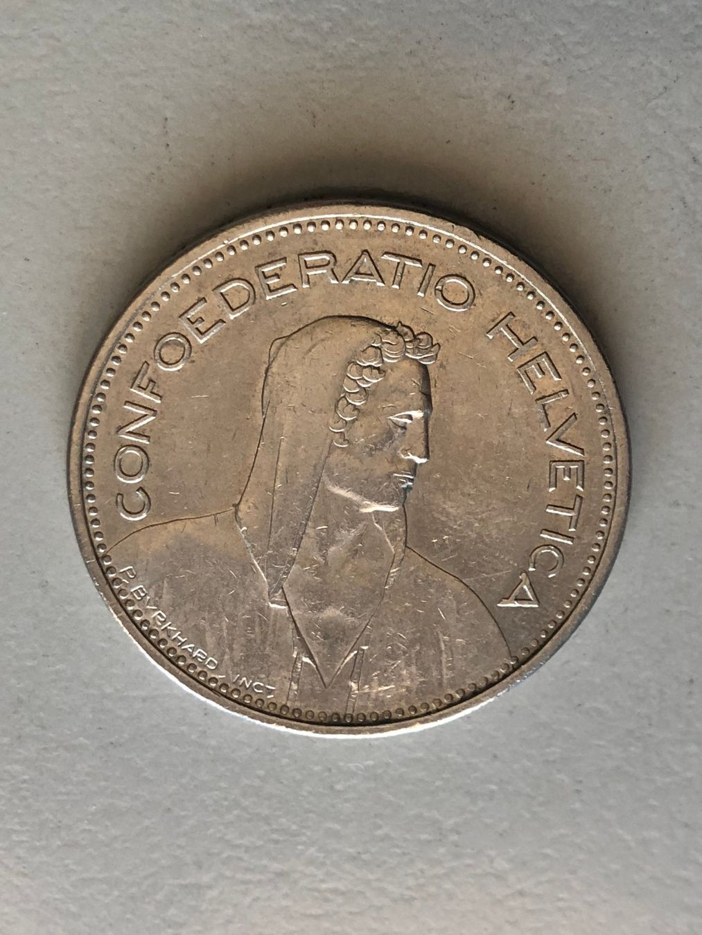 Tutti le monete: 5 Fr. 1986 – Usato da Schötz venduto da Odpa 1