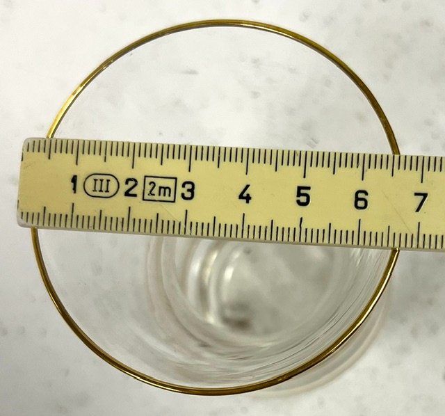 Vasi & Recipienti: Kleine Vase mit goldigen Linien – Usato da Zürich venduto da gigimai67 3