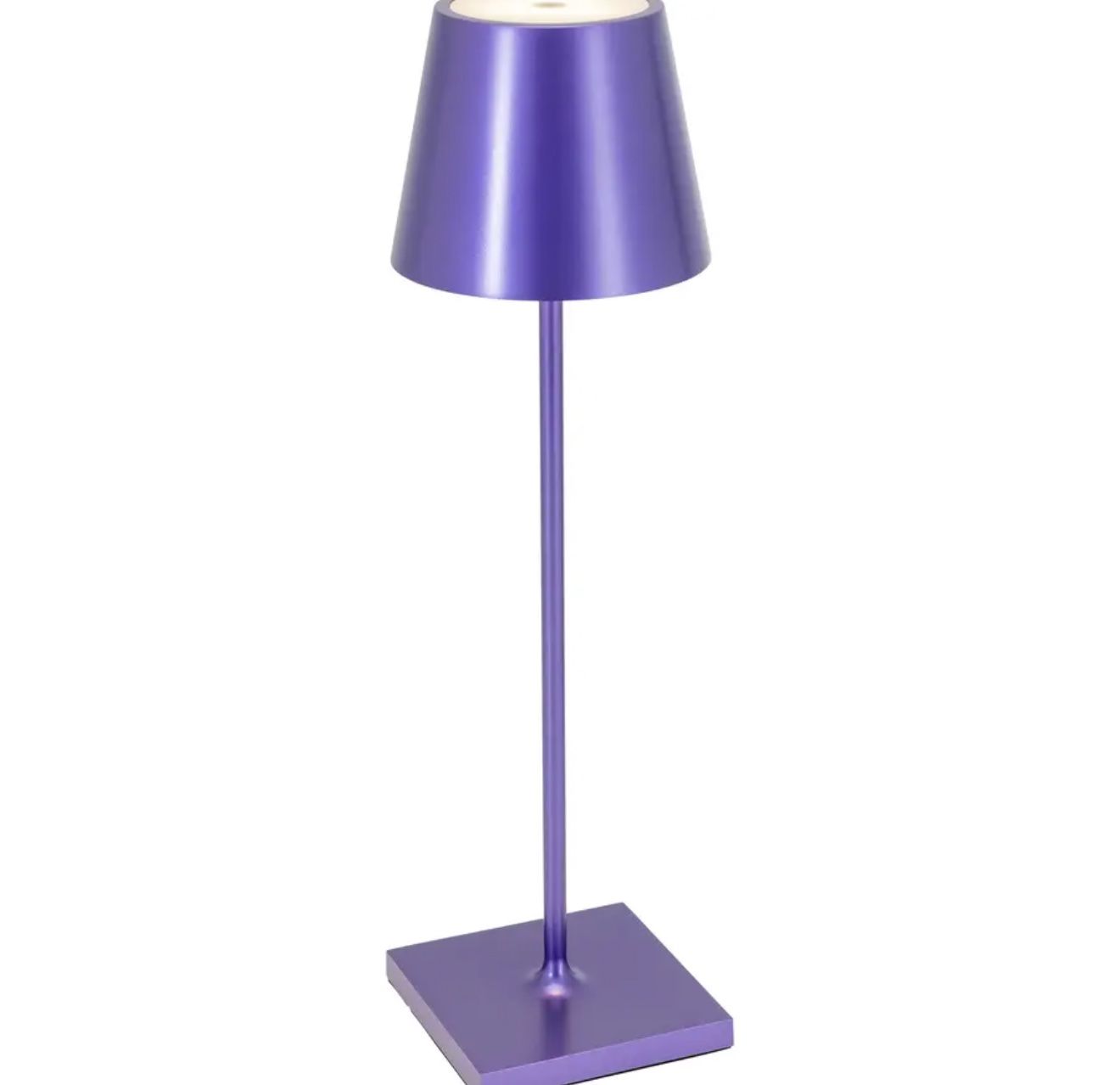 Lampade: Lampe de table Aline LILA Aluminium 11 cm 38 cm – Nuovo e nell'imballaggio originale da Montreux venduto da Ausoni 1