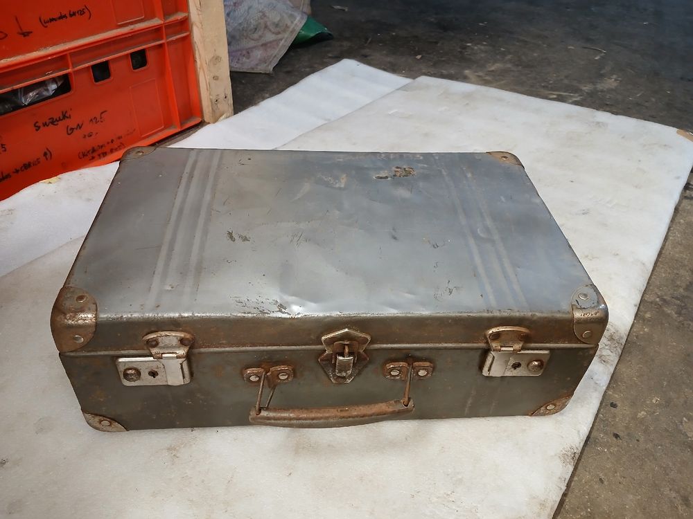 Ancienne Valise En Fer Mickey - Jouet Vintage Collection