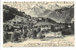 Morschach Brunnen (SZ) Dorfpartie - Urirotstock - Staad 1904