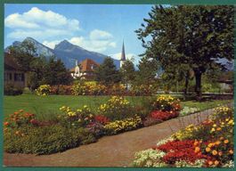 Bad Ragaz, 1983, Kurpark, gelaufen, Grossformat