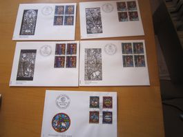 PP 1969 FDC Serie und 4er auf Spezial Briefe