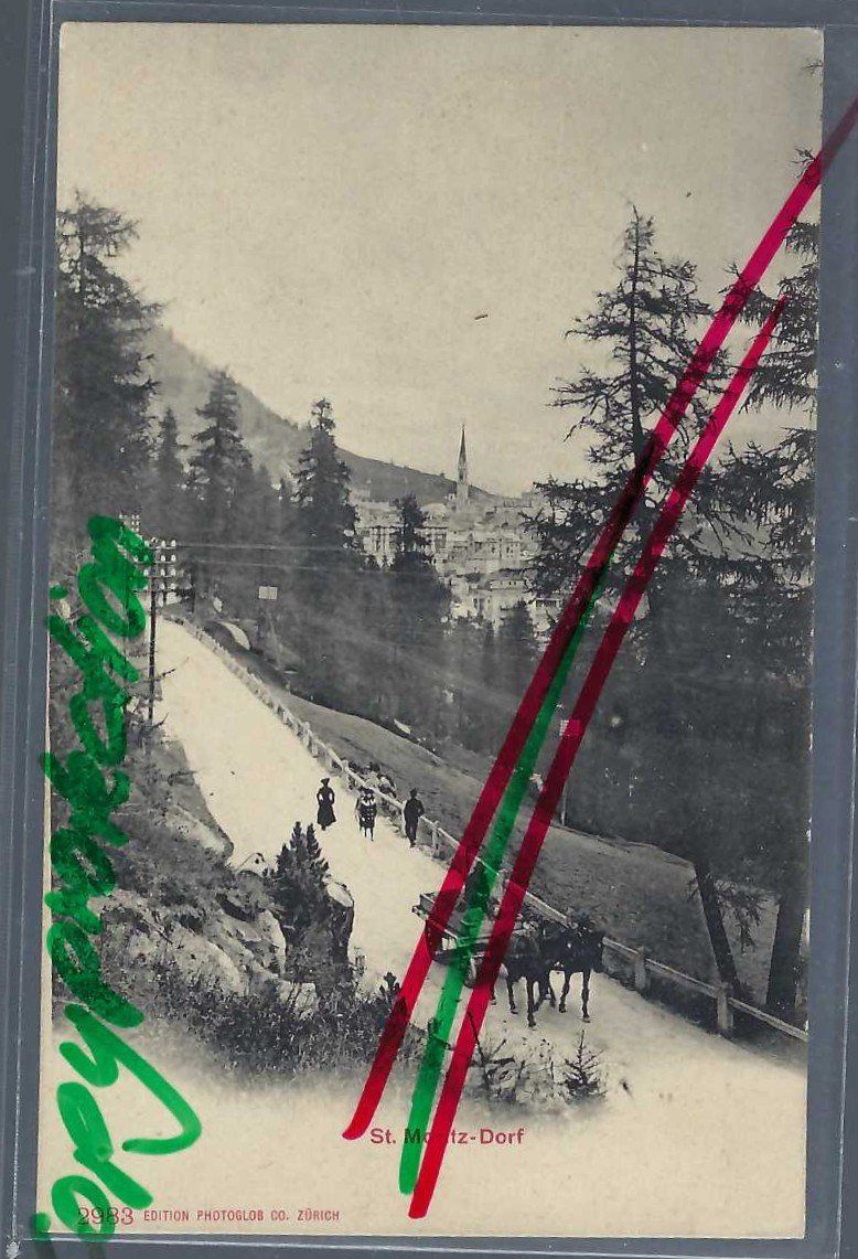 Cartes postales: St. Moritz Dorf. – D'occasion à Horw par SwissSteamMemories