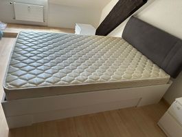 Bett mit Lattenrost und Matratze 140x200 cm Top Z 58