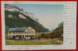 Gruss vom der Alpenrose Wasserauen 1906
