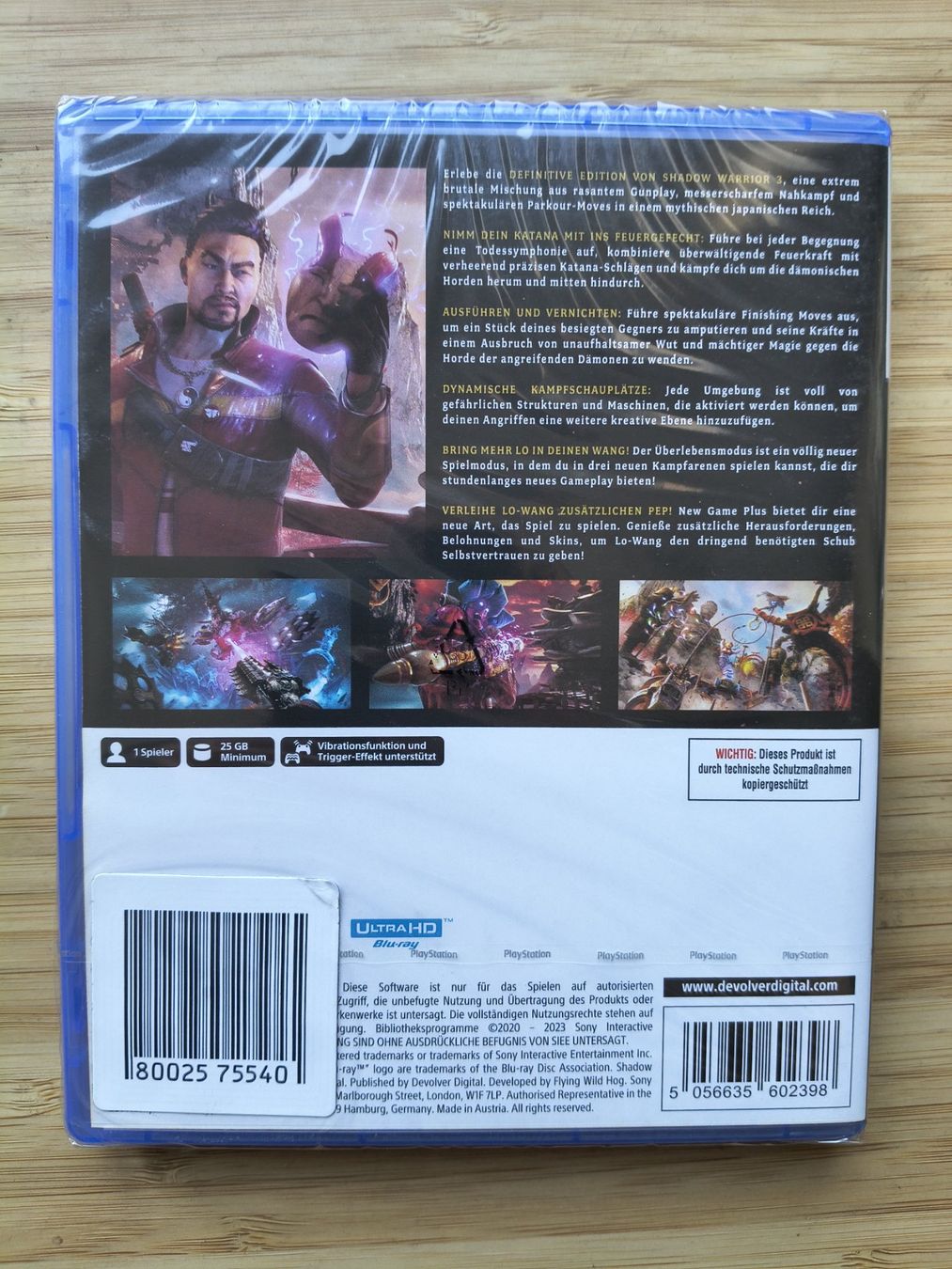 Giochi: Shadow Warrior 3: Definitive Edition Sealed (PS 5) – Nuovo e nell'imballaggio originale da Riedholz venduto da ste_96cd 1