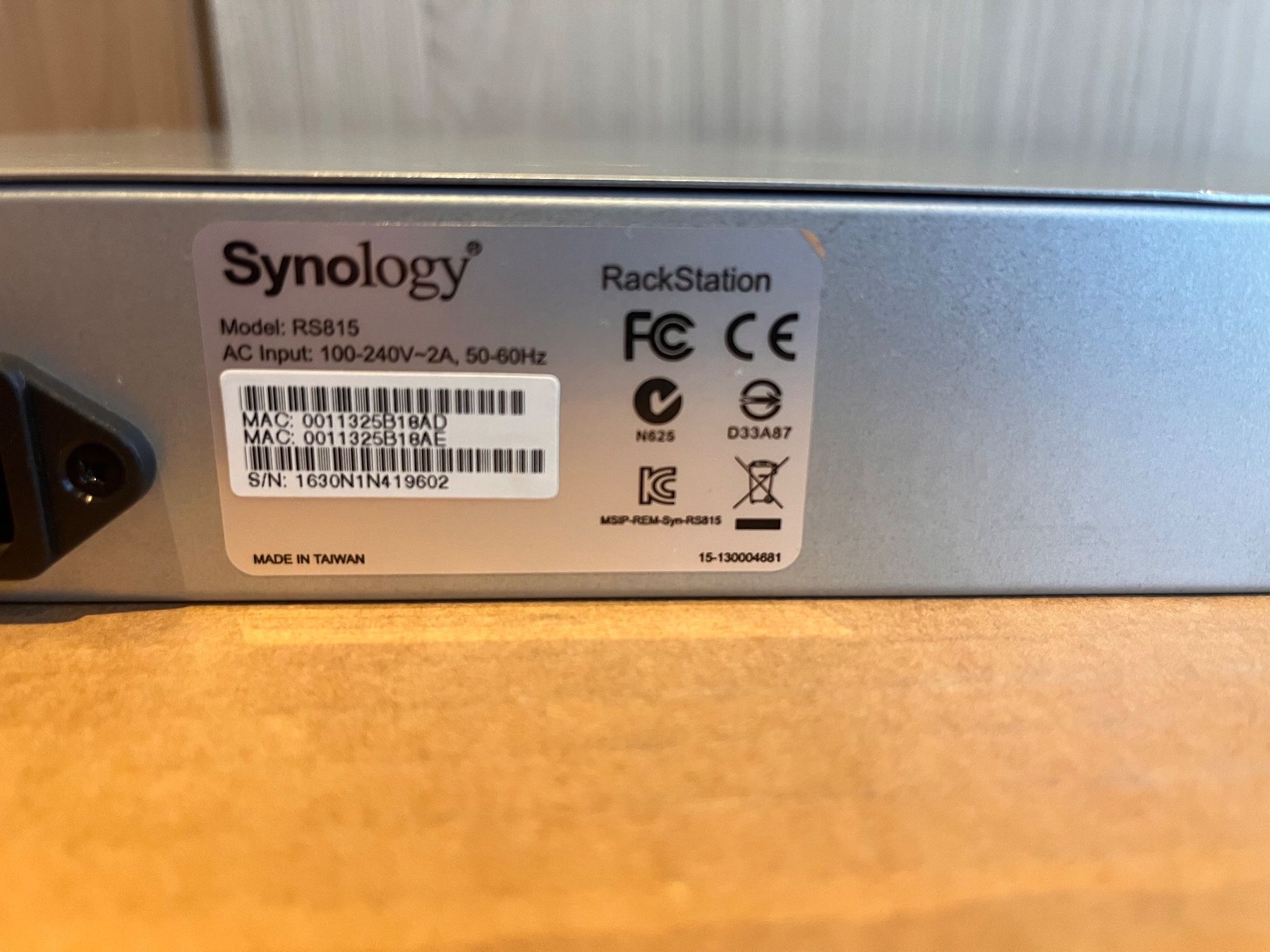 Synology Serveurs: Synology RS 815 – D'occasion à Vionnaz par Rseawolf 1