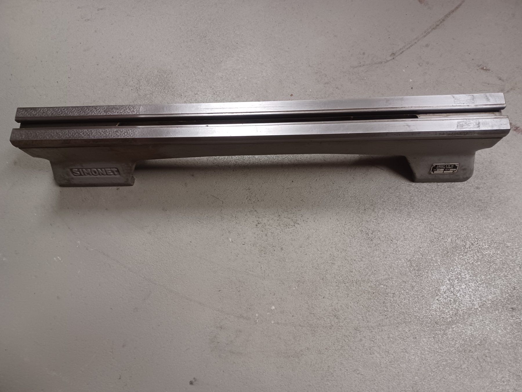 Altro per industria metallurgica: Simonet Drehbank Bett / Wange – Usato da Inwil venduto da jerome03 1